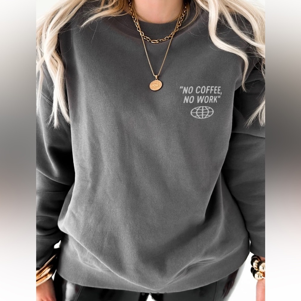 New Viral COFFEE CULTURE SIDE SLIT TEE